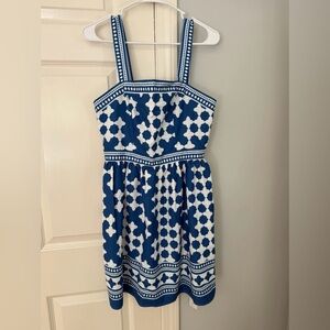 NWT Cupshe Blue and White Short Dress, Medium